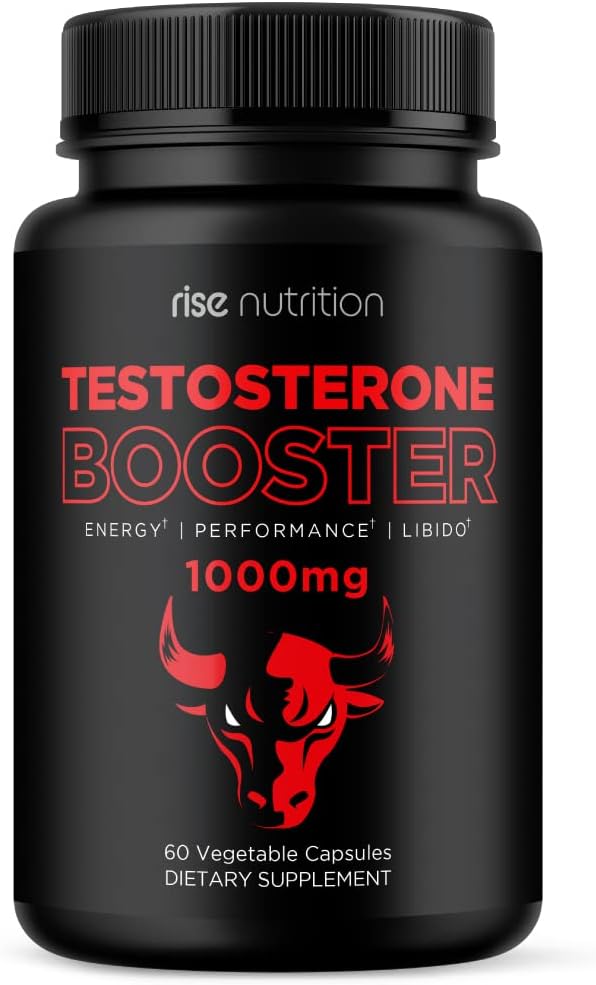 Holy Land Traditional Medications Rise Nutrition-Testosterone Booster with Maca  Tribulus Beast Formula-Energy, Stamina, Strength
