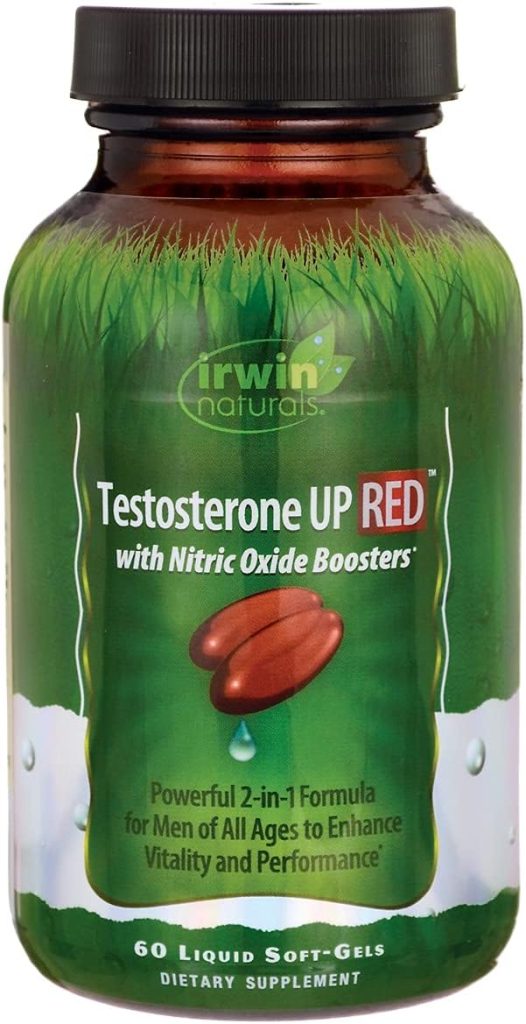 Irwin Naturals Testosterone Up Red, 60 Count