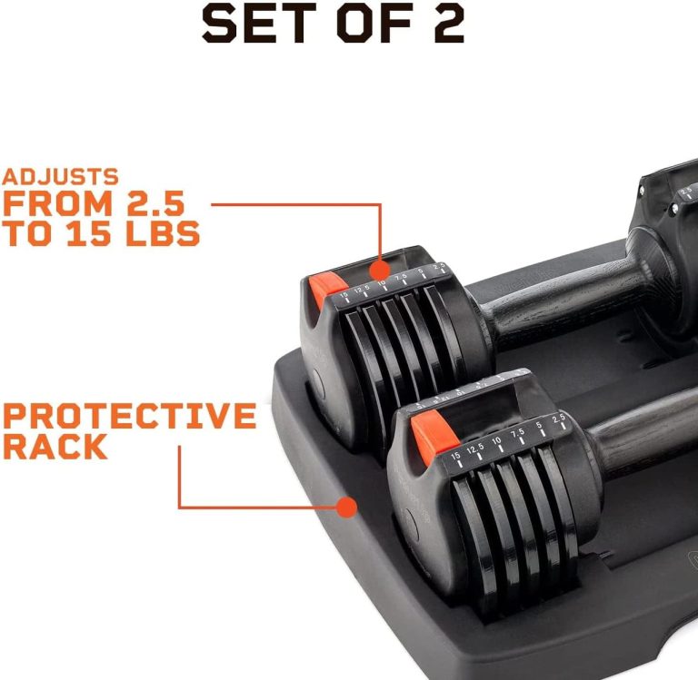 Lifepro 15lb Adjustable Free Weights Dumbbell Sets with Rack Review