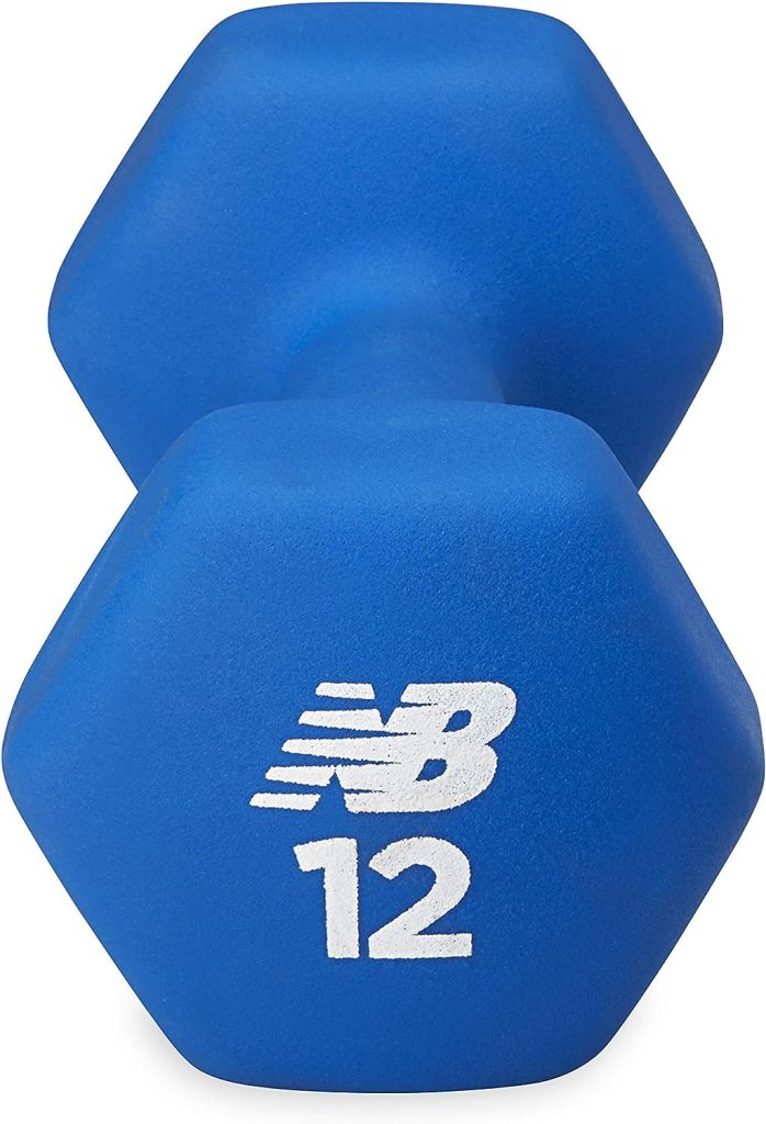 New Balance Dumbbells Hand Weights (Single) - Neoprene Exercise  Fitness Dumbbell for Home Gym Equipment Workouts Strength Training Free Weights for Women, Men