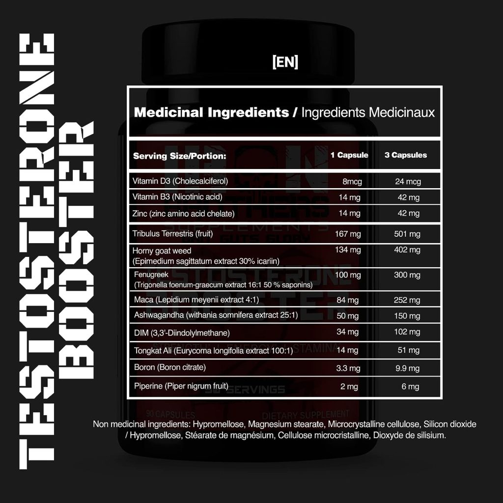 Testosterone Booster for Men - Estrogen Blocker - Supplement Natural Energy, Strength Stamina -Lean Muscle Growth - Promotes Fat Loss - Increase Male Performance (2 Bottles)