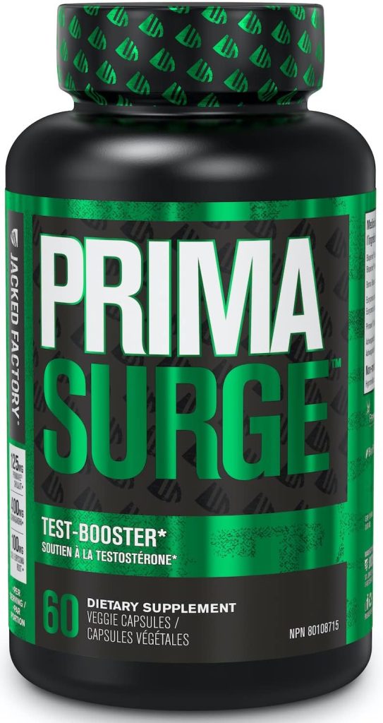 Testosterone Booster for Men with Tongkat Ali, Ashwagandha,  More - Primasurge Improves Vitality, Lean Muscle Growth,  Strength | Natural Test Booster Supplement w/ Clinically Studied PrimaVie - 60ct