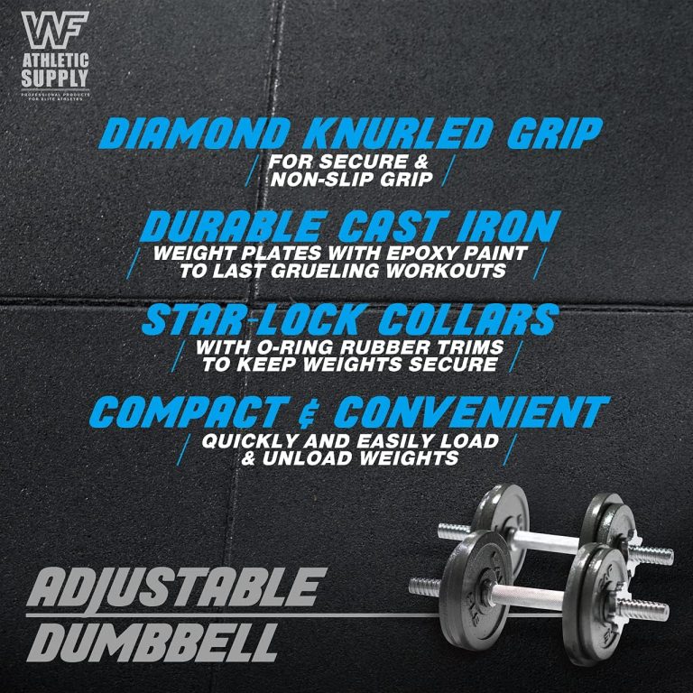 WF Athletic Supply Adjustable Dumbbells Review